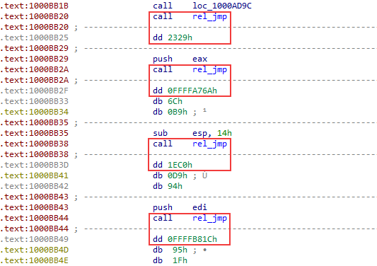 Structure of obfuscated code